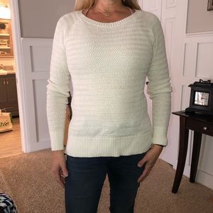 cream sweater
